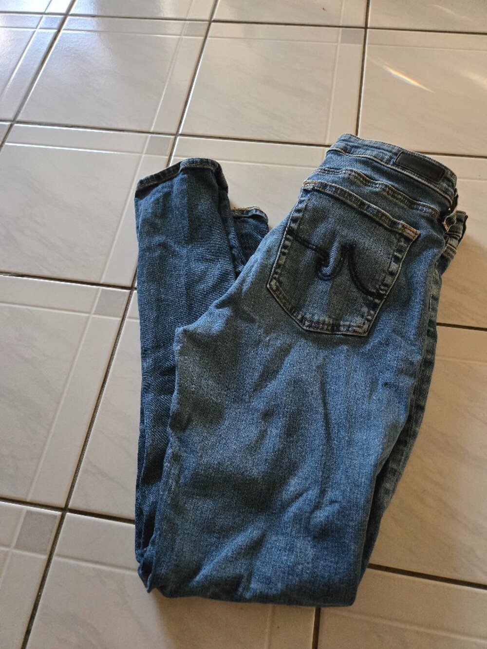 Adriano Goldschmied Prima Ankle Dark Wash Jeans 30
